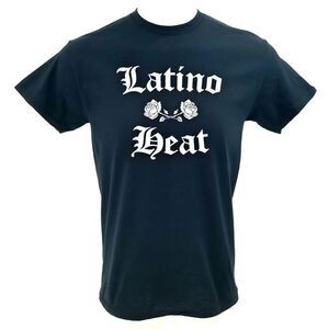 LATINO HEAT Wrestling Tee - streetwear hip hop rap tee rock tee mexico luchador
